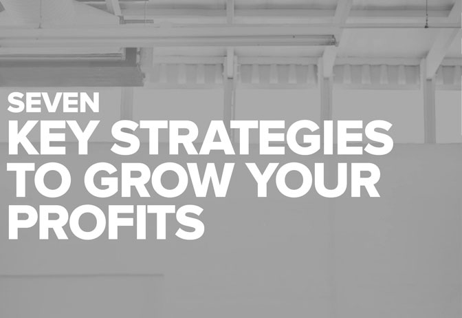 SEVEN KEY STRATEGIES TO GROW YOUR PROFITS